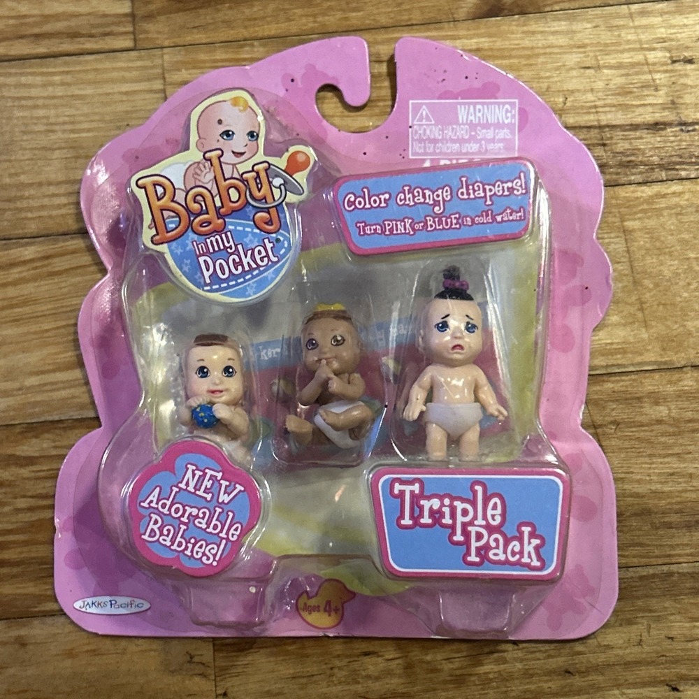 Jakks‎ Pacific Baby In My Pocket Doll Figures New D2